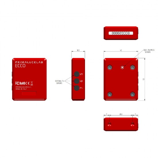 PrimaLuceLab Environmental Computerized Controller 2 (ECCO2) for EAGLE Control Units