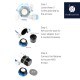 William Optics Adjustable 0.8x Focal Reducer & Field Flattener 6AIII for GT71, GT81, Z81 & Z103 Telescopes - Space Gray William Optics Adjustable 0.8x Focal Reducer & Field Flattener 6AIII for GT71, GT81, Z81 & Z103 Telescopes - Space Gray
