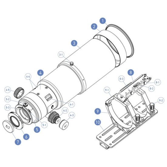 William Optics Ultra-Cat 108 WIFD f/4.8 Petzval Refractor Telescope William Optics Ultra-Cat 108 WIFD f/4.8 Petzval Refractor Telescope
