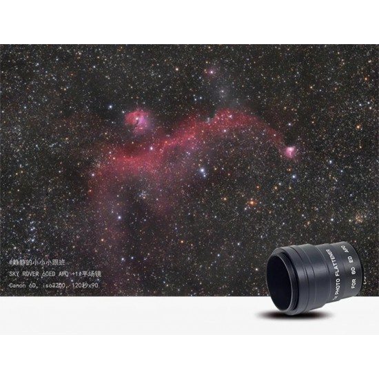 Sky Rover 1x Field Flattener for 60GPA Telescope