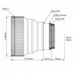 Askar 1x Full Frame Flattener for 103APO Telescope
