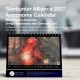 Starhunter Alliance 2027 Astronomy Calendar