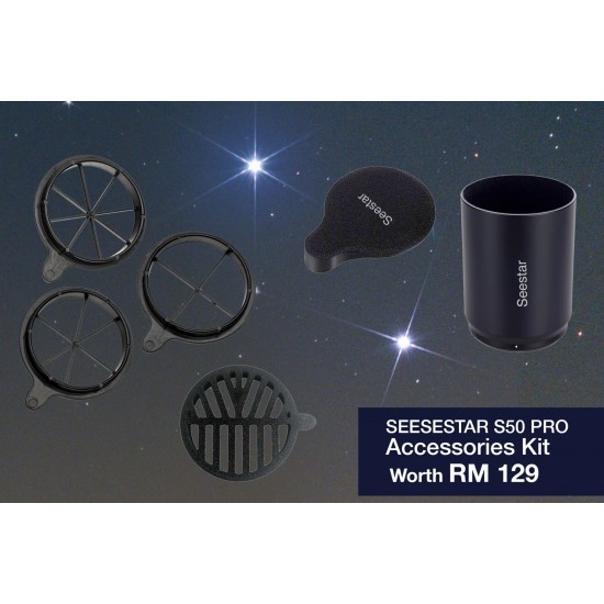 ZWO Seestar S50 Pro Smart Telescope (Limited-Time Launch Offer) with Free Accessories