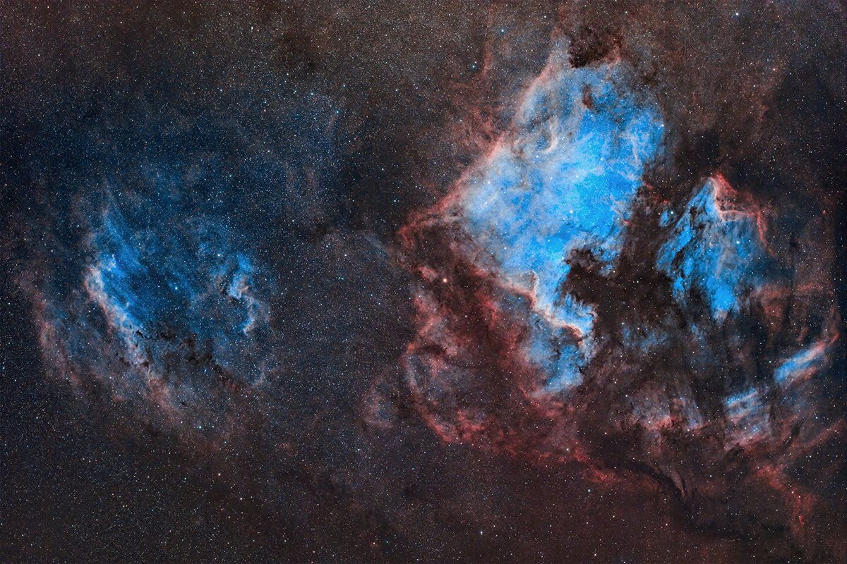 The North America Nebula region by Yungshih Lee taken with the William Optics MiniCat 51 Telescope